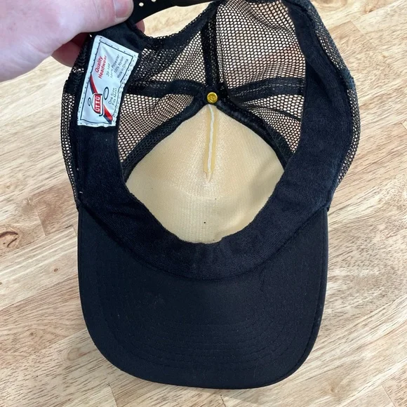 Black White Trucker Hawaii Molokai 2 Oahu World Paddleboard Championships Vtg - Picture 5 of 6